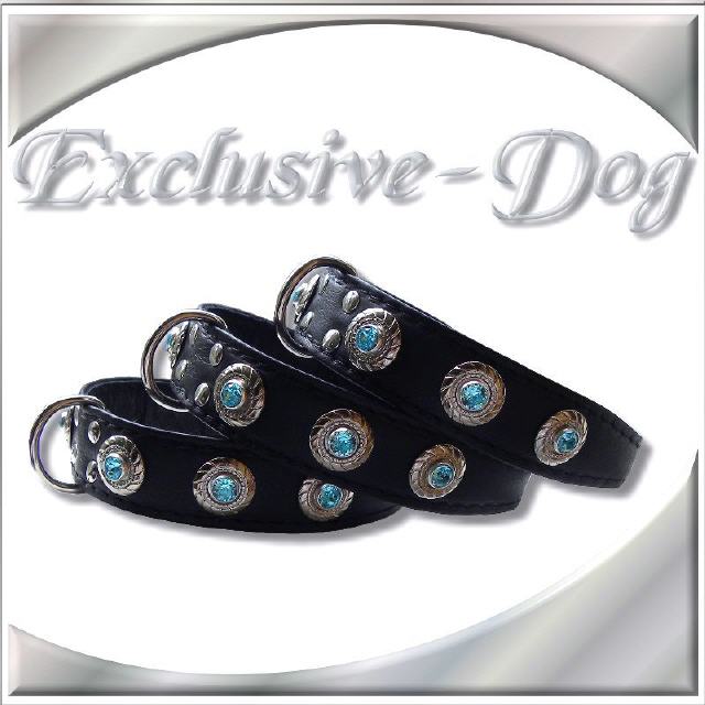 XS-S mini Strasshalsband schwarz Nieten Chihuahua